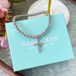 Park Lane Eden Silver Bracelet with Cross Charm